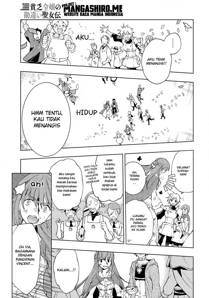 Binbou Reijou no Kanchigai Seijo Den Chapter 05.1 Gambar 19