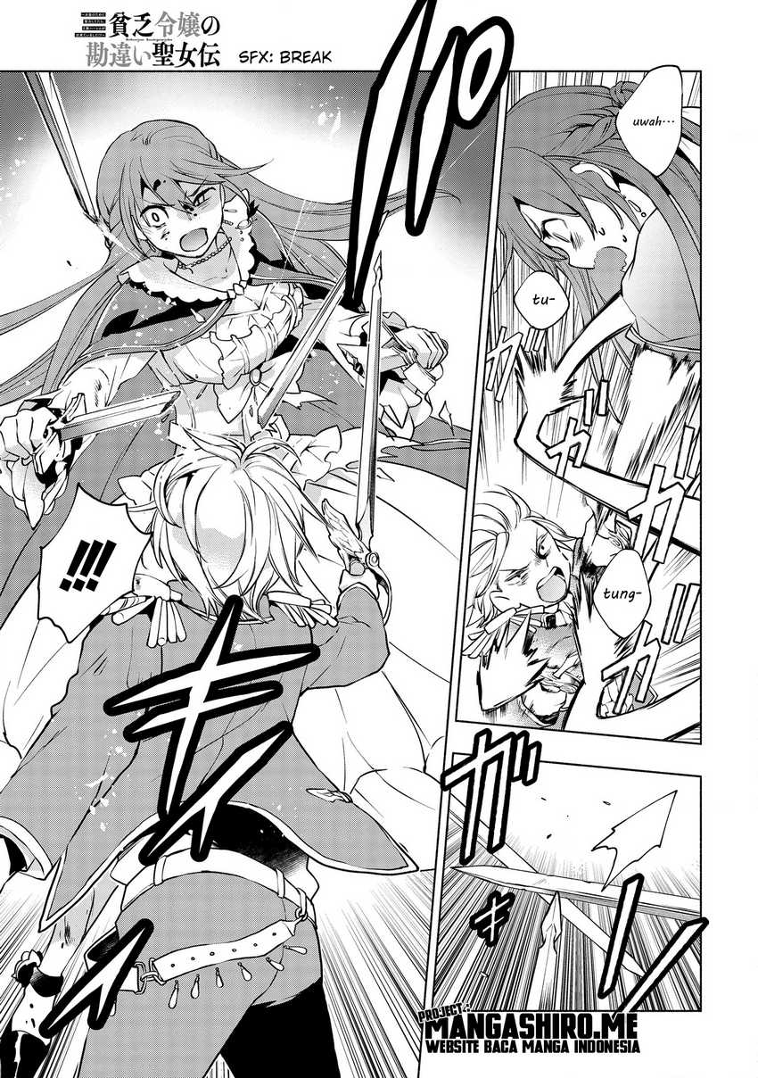 Binbou Reijou no Kanchigai Seijo Den Chapter 05.1 Gambar 9