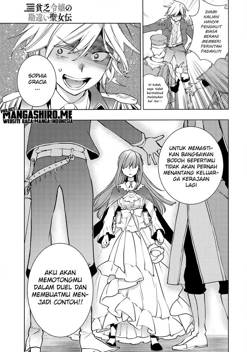 Binbou Reijou no Kanchigai Seijo Den Chapter 04 Gambar 19