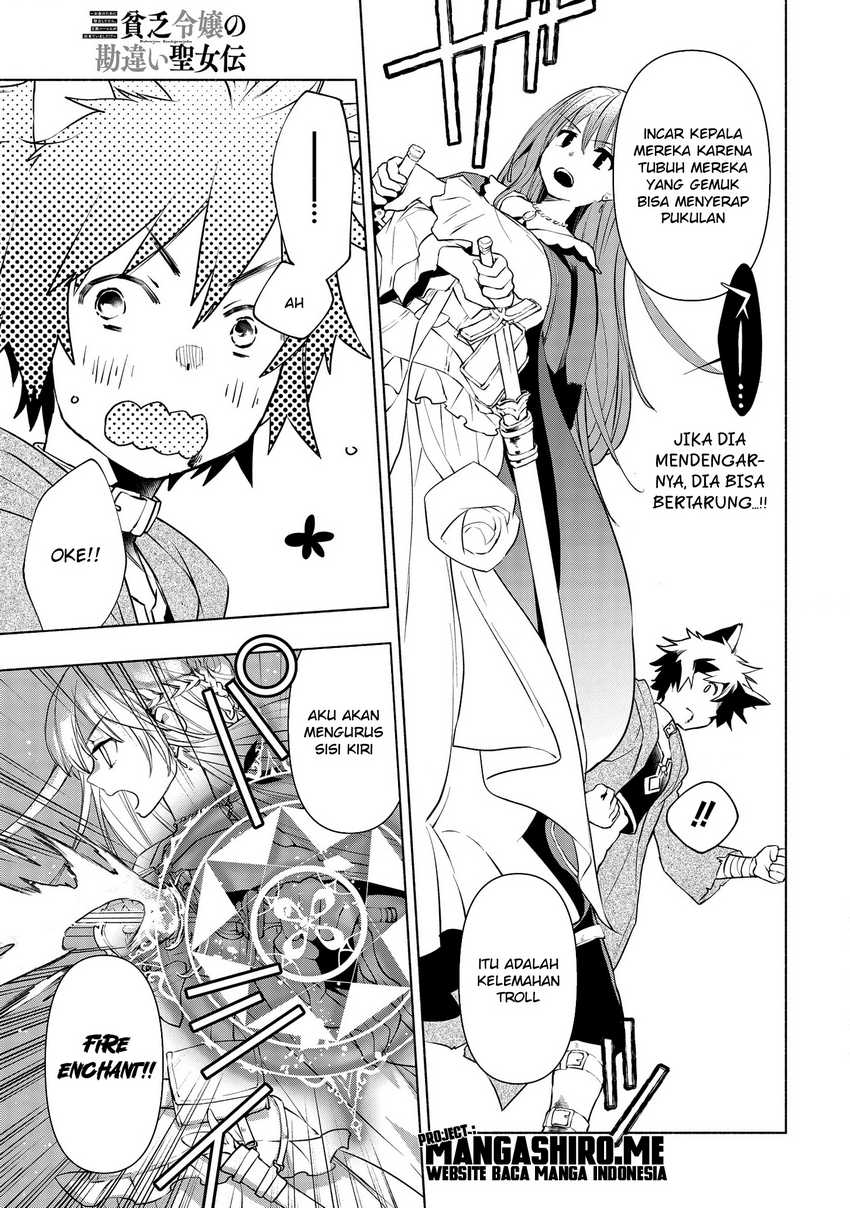 Binbou Reijou no Kanchigai Seijo Den Chapter 03 Gambar 13
