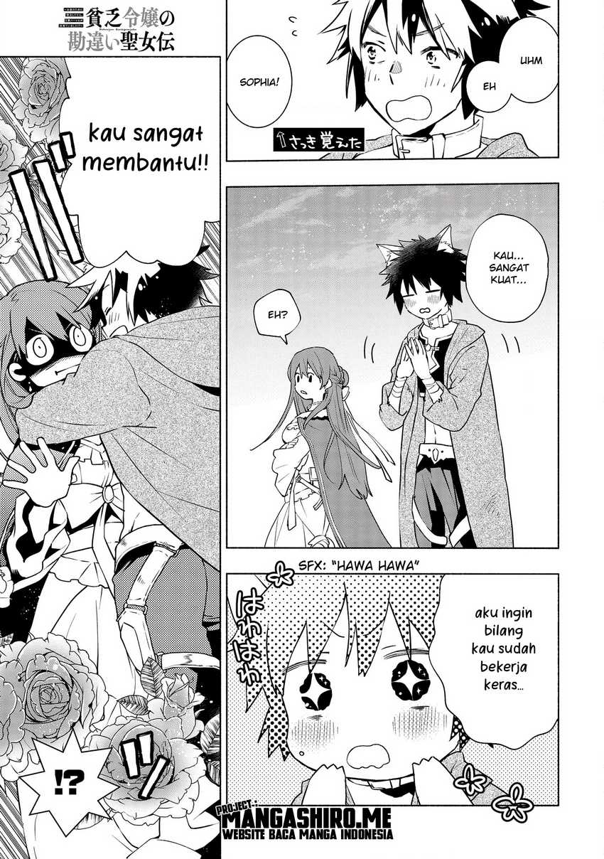 Binbou Reijou no Kanchigai Seijo Den Chapter 03 Gambar 17