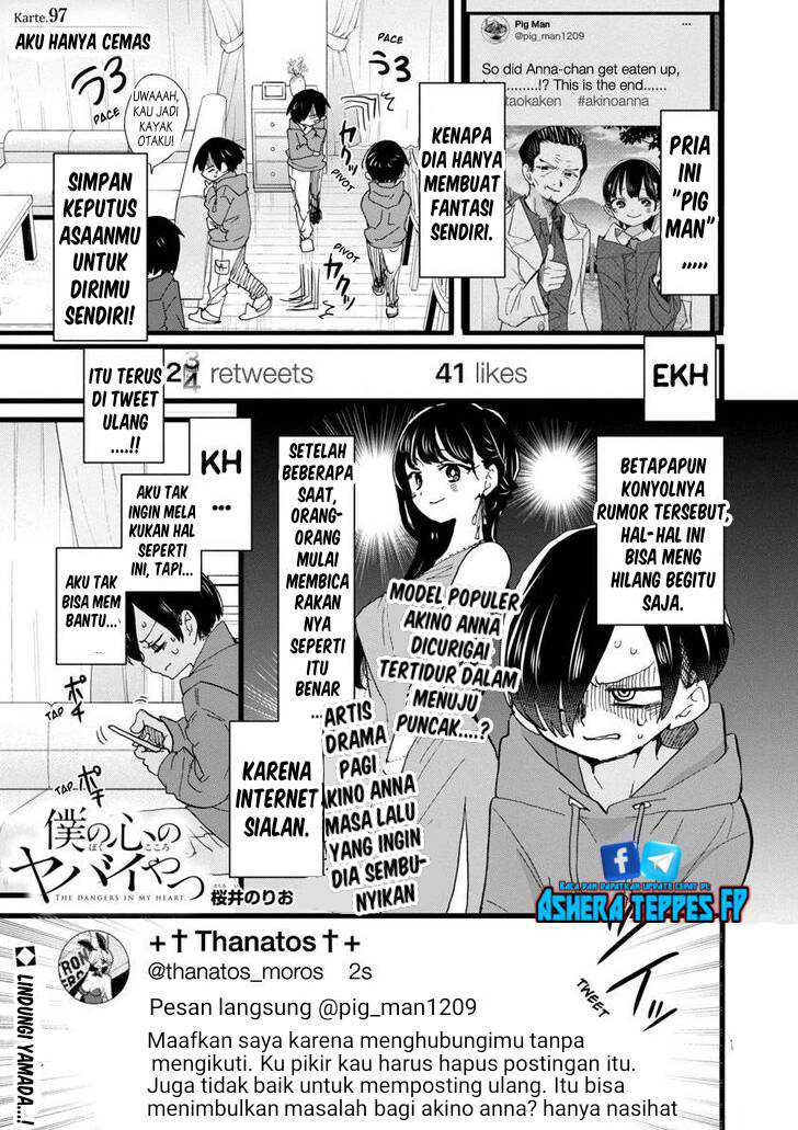 Baca Boku no Kokoro no Yabai yatsu Chapter 97 Gambar 2