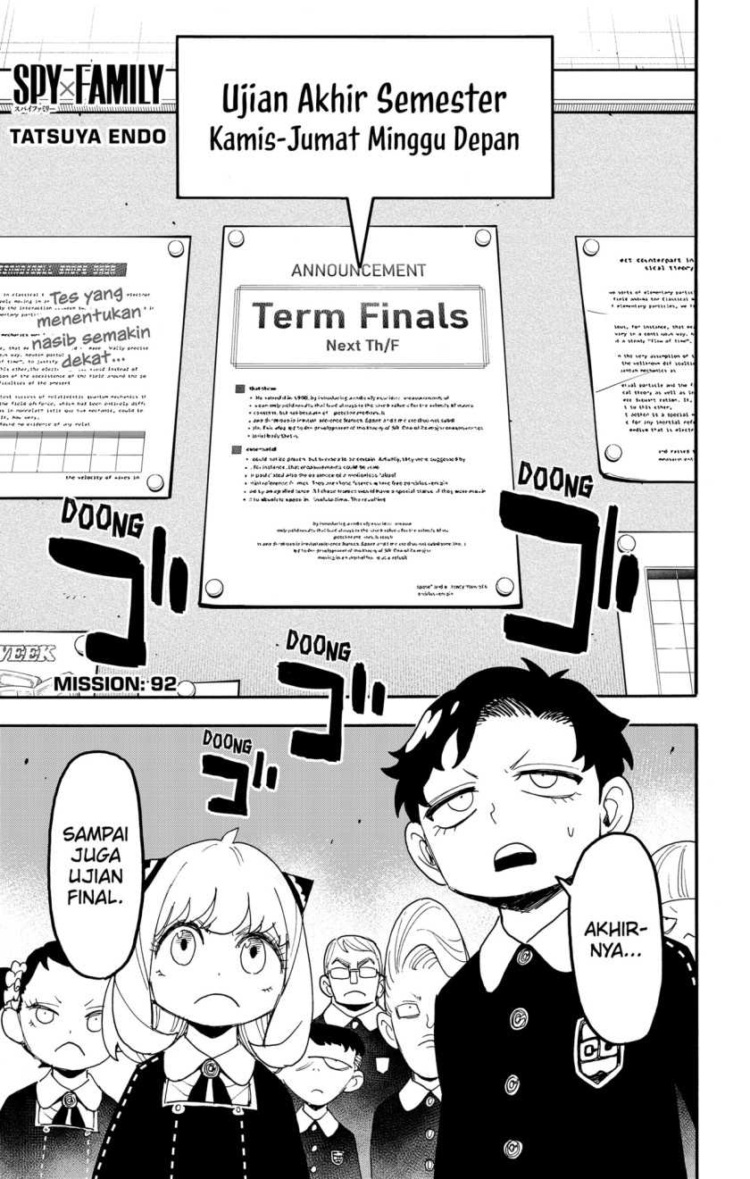 Baca Komik Spy X Family Chapter 92 Gambar 1