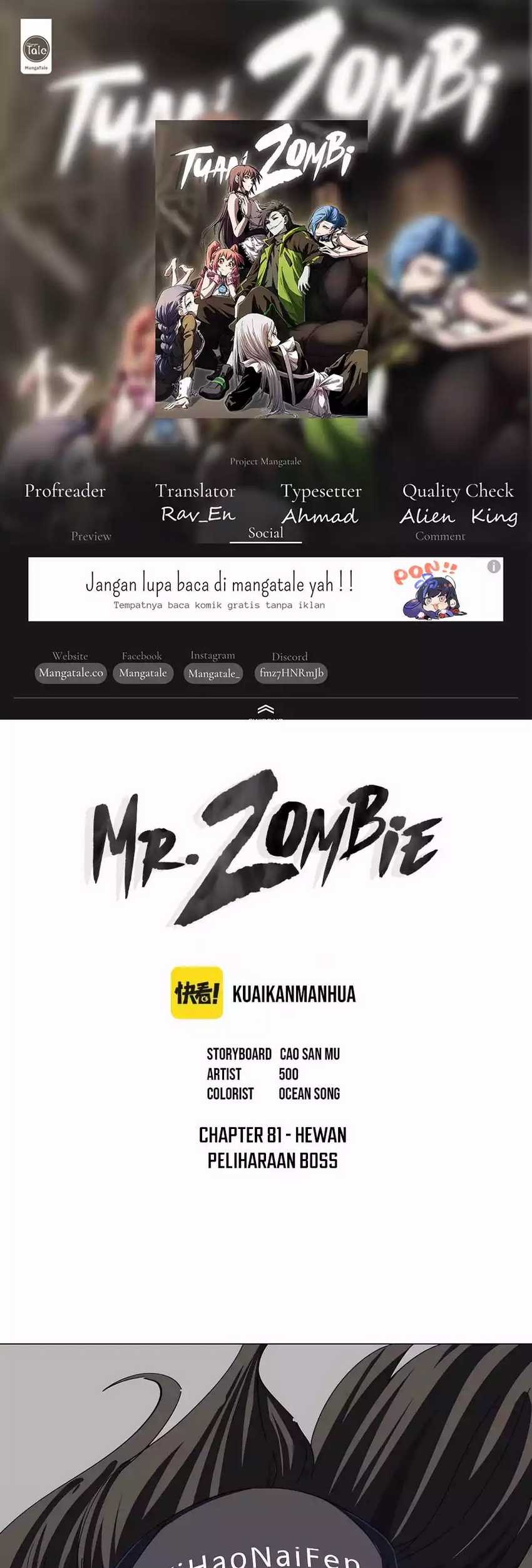 Baca Komik Mr. Zombie Chapter 81 Gambar 1