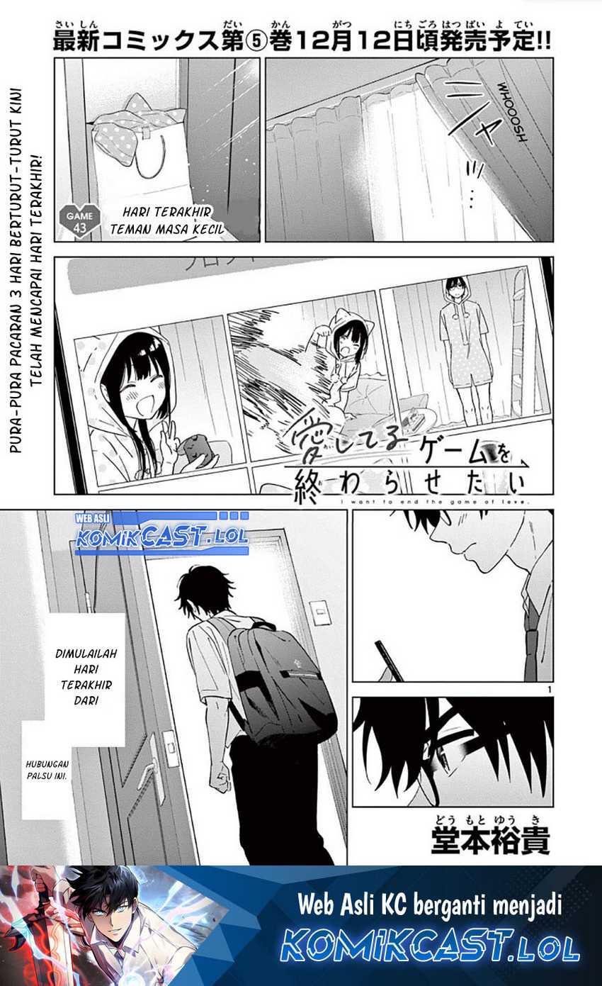 Baca  Aishiteru Game wo Owarasetai Chapter 43 Gambar 2