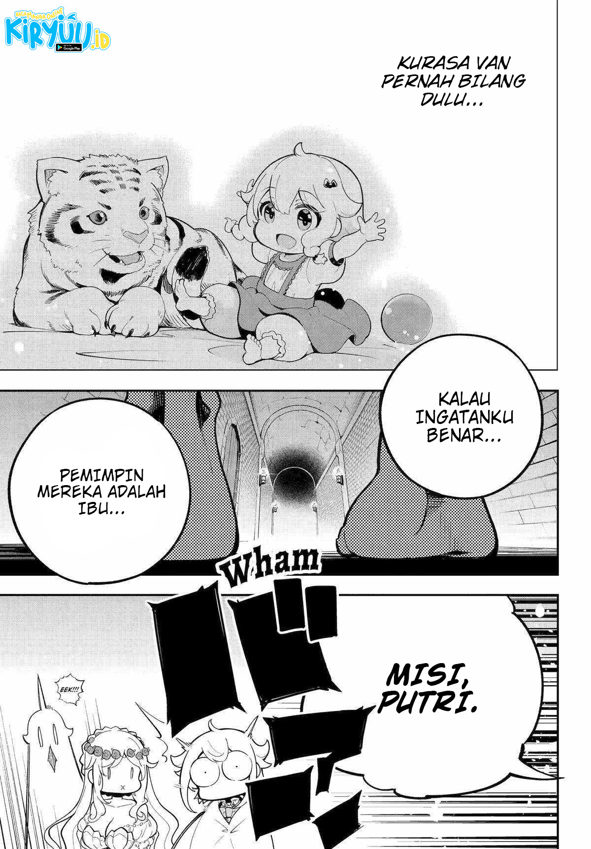 Chichi wa Eiyuu, Haha wa Seirei, Musume no Watashi wa Tenseisha Chapter 56 Gambar 8