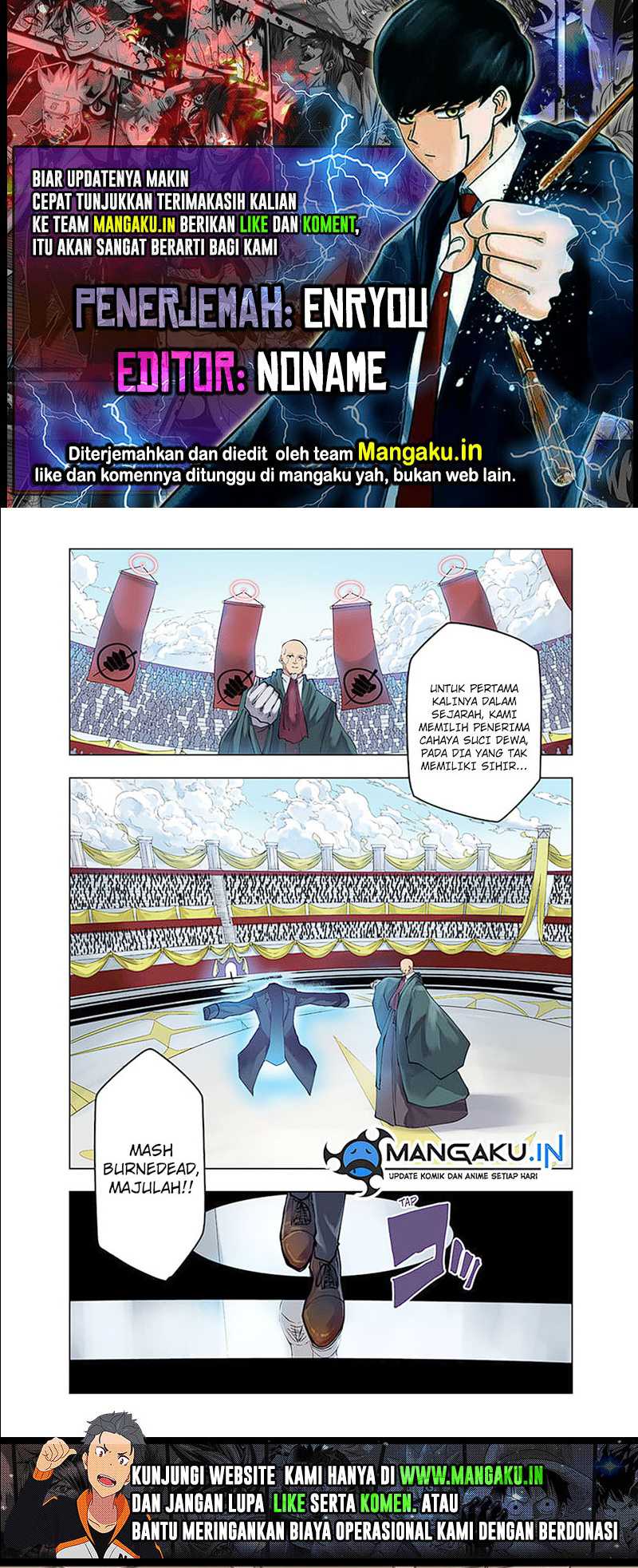 Baca Komik Mashle: Magic and Muscles Chapter 162 Gambar 1