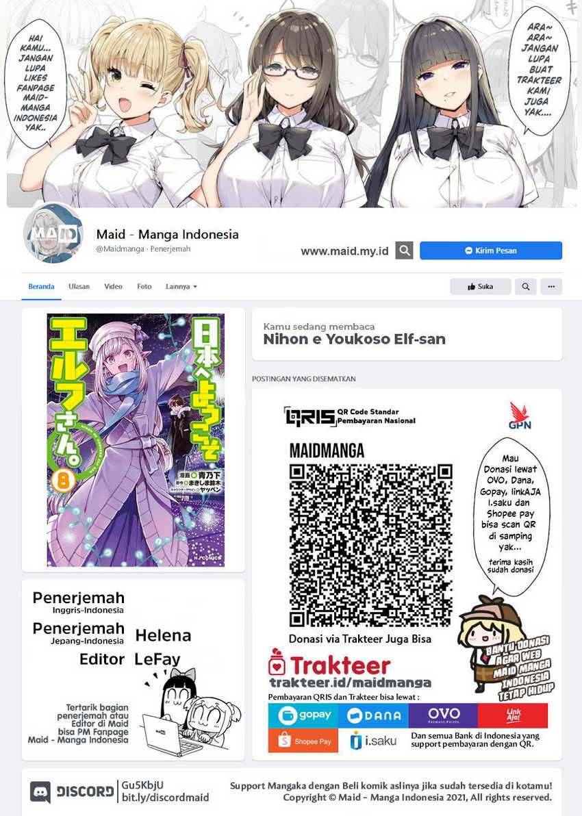 Baca Nihon e Youkoso Elf-san Chapter 43 Gambar 2