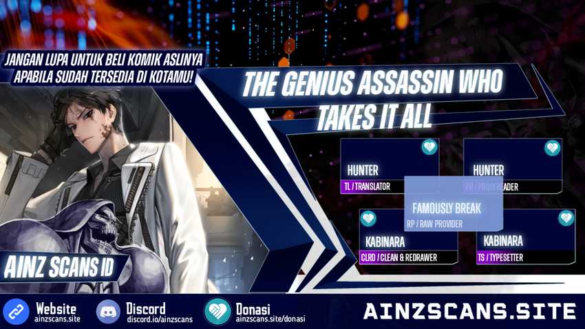 Baca Komik The Genius Assassin Who Takes it All Chapter 12 Gambar 1