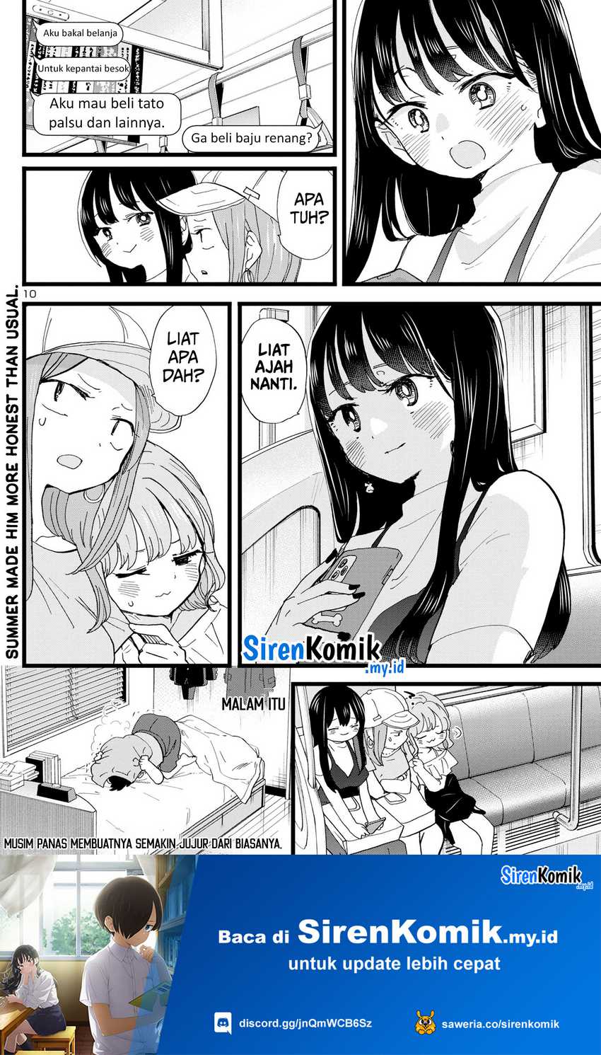 Boku no Kokoro no Yabai yatsu Chapter 124 Gambar 12