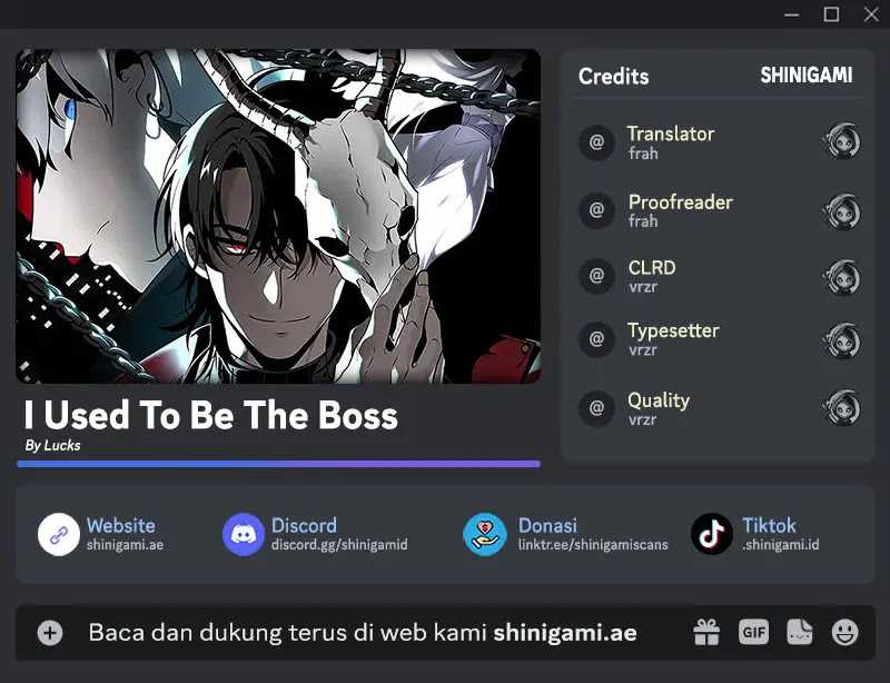 Baca Komik I Used To Be The Boss Chapter 60 Gambar 1
