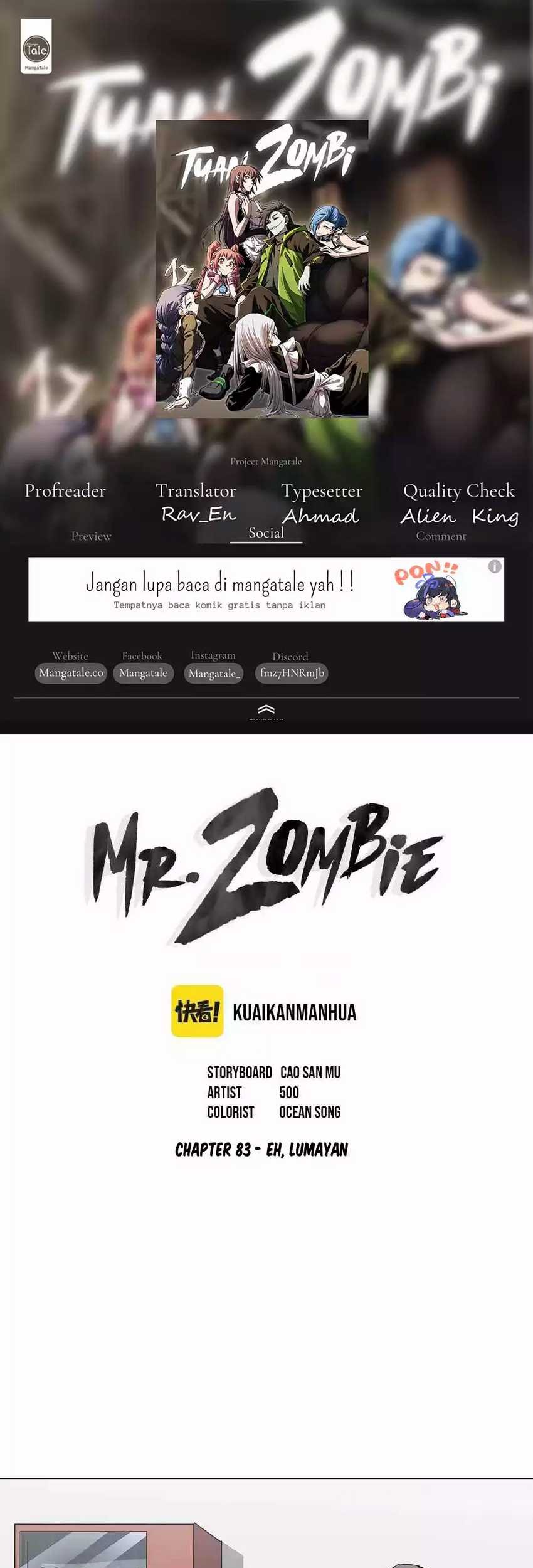 Baca Komik Mr. Zombie Chapter 83 Gambar 1