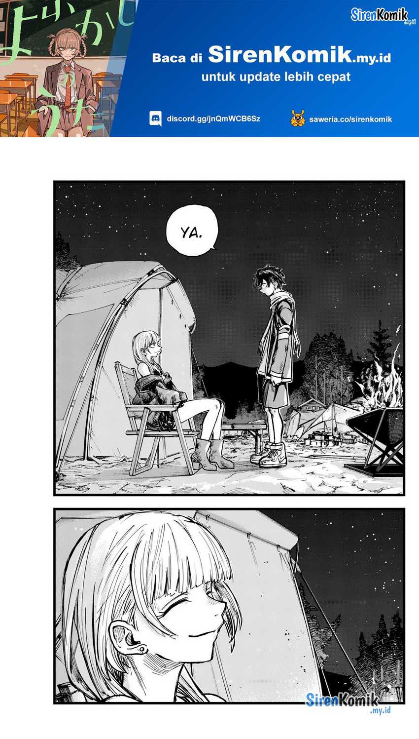 Yofukashi no Uta Chapter 197 Gambar 12