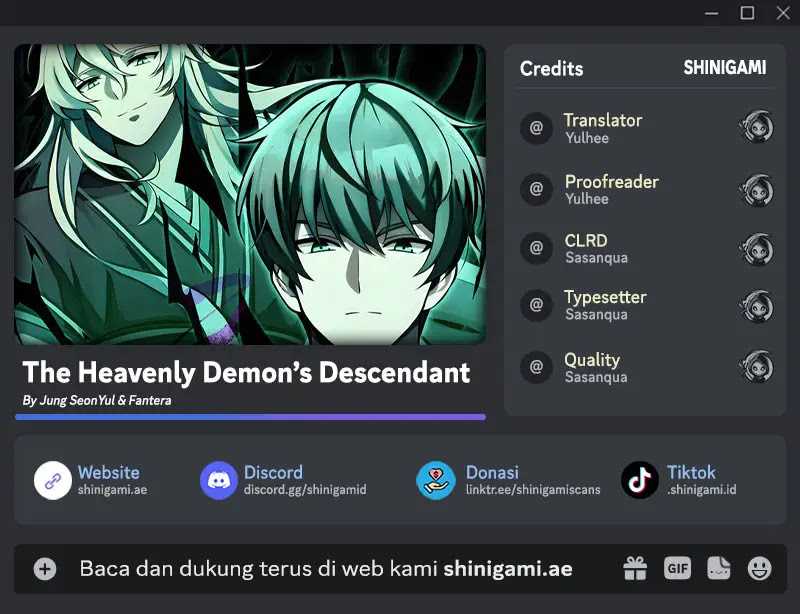 Baca Komik The Heavenly Demon’s Descendant Chapter 20 Gambar 1