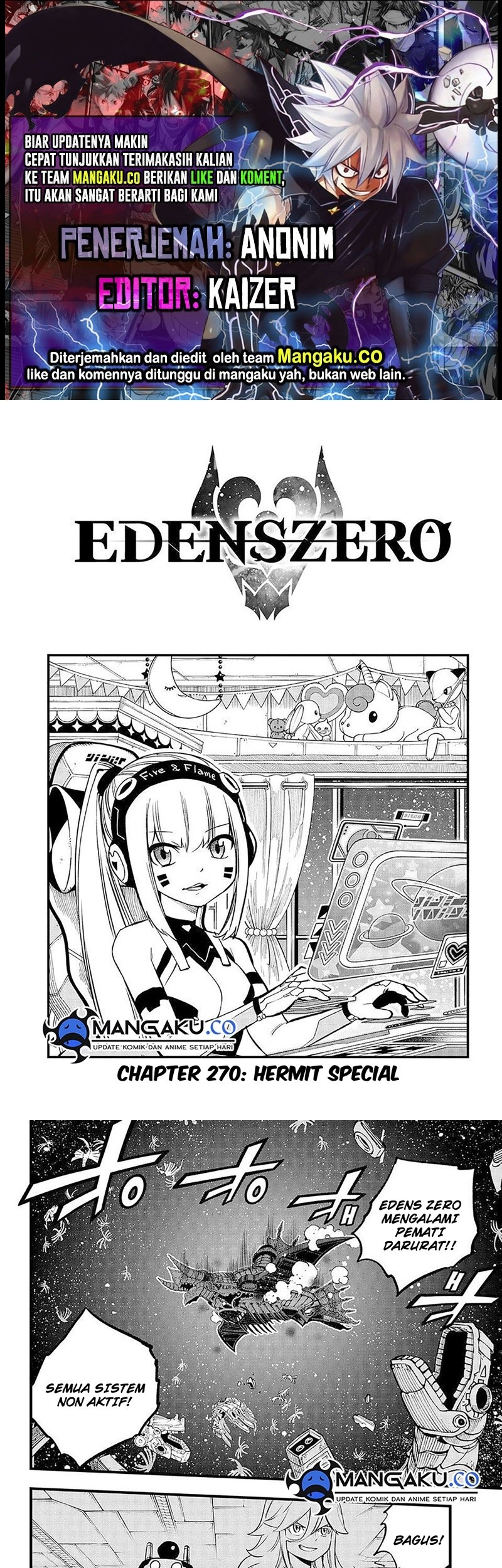 Baca Komik Eden's Zero Chapter 270 Gambar 1