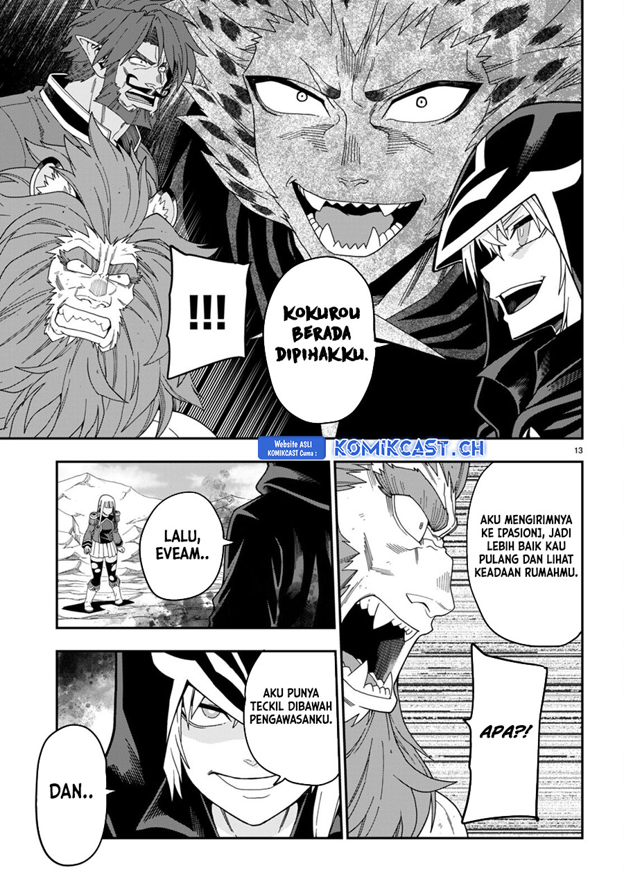 Konjiki no Moji Tsukai: Yuusha Yonin ni Makikomareta Unique Cheat Chapter 97 Gambar 13