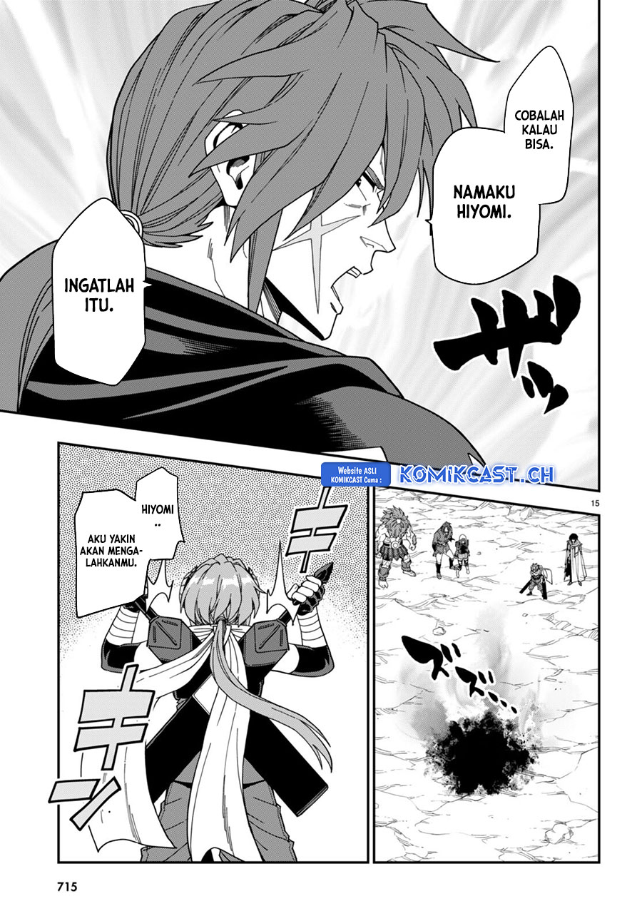 Konjiki no Moji Tsukai: Yuusha Yonin ni Makikomareta Unique Cheat Chapter 97 Gambar 15