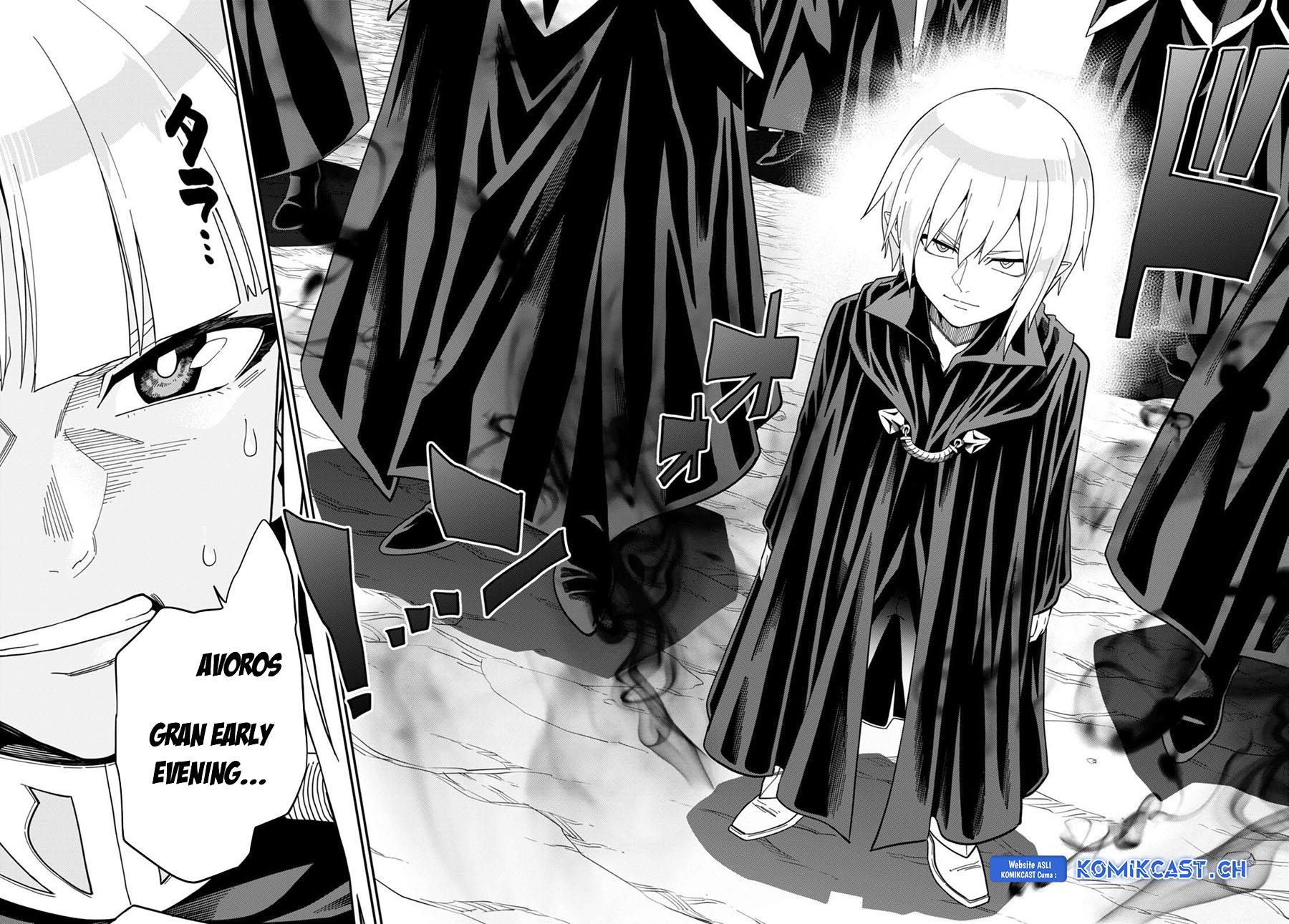 Konjiki no Moji Tsukai: Yuusha Yonin ni Makikomareta Unique Cheat Chapter 95.5 Gambar 9