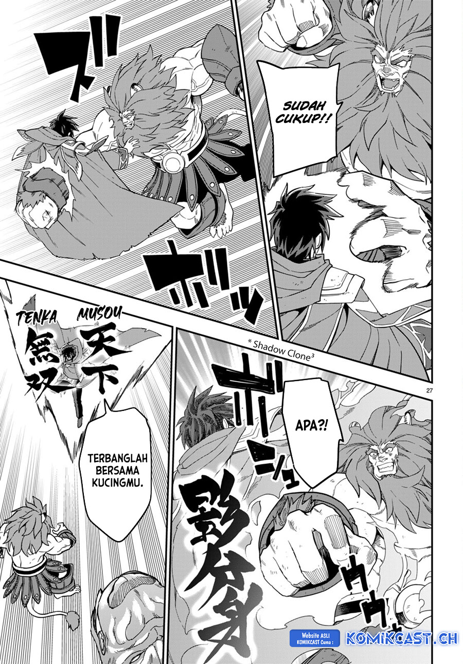 Konjiki no Moji Tsukai: Yuusha Yonin ni Makikomareta Unique Cheat Chapter 93 Gambar 26