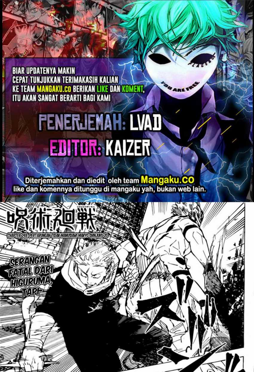 Baca Komik Jujutsu Kaisen Chapter 248 Gambar 1