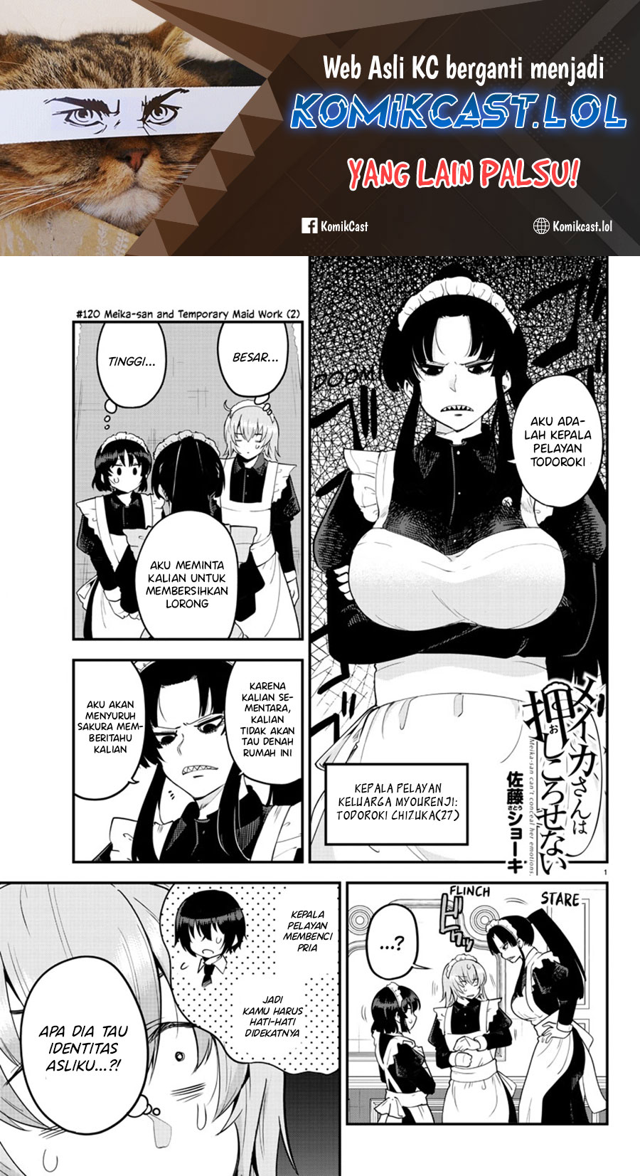 Baca Meika-san Can’t Conceal Her Emotions Chapter 120 Gambar 2