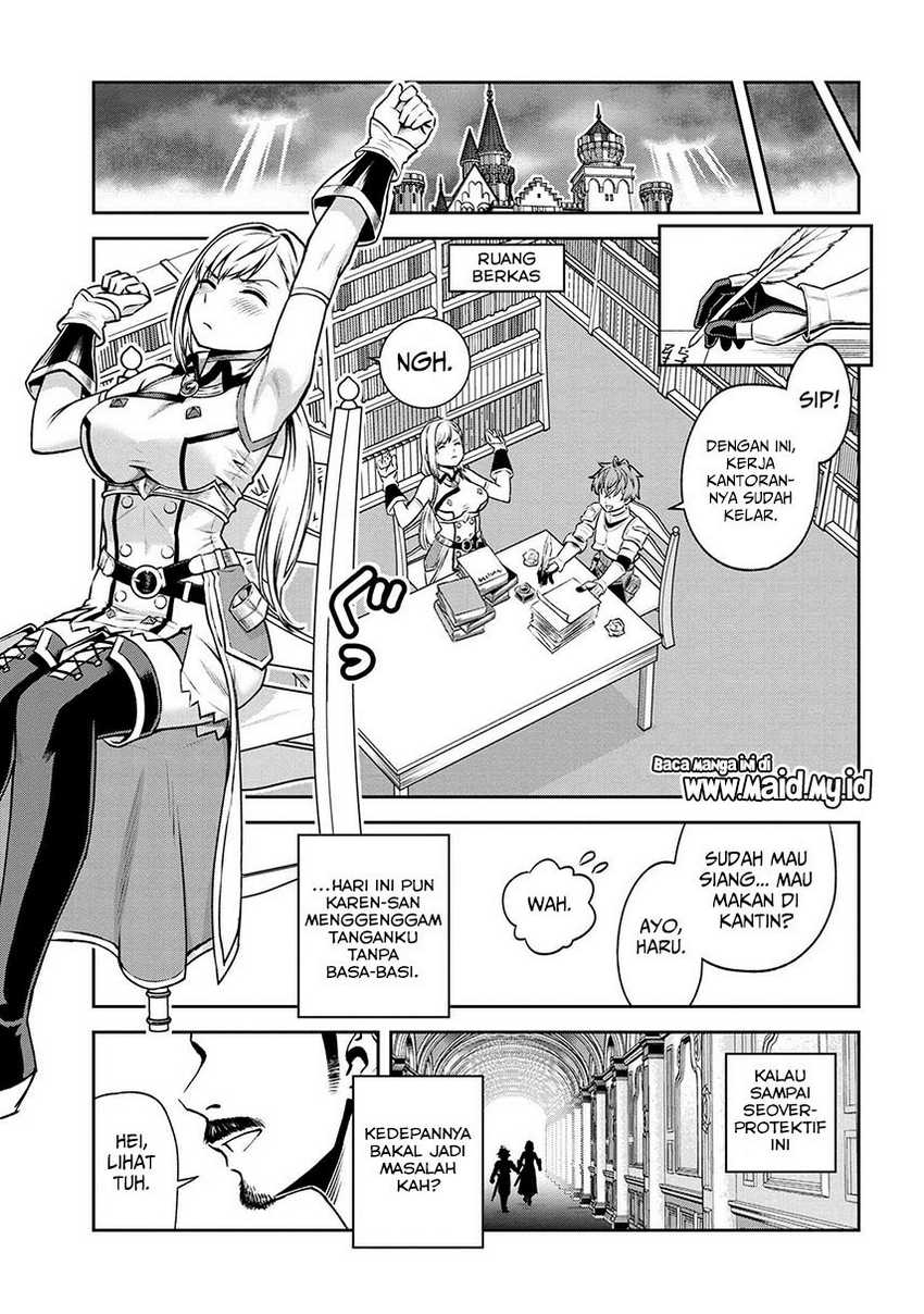 Toshiue elite onna kishi ga boku no mae de dake kawaii Chapter 17.2 Gambar 7
