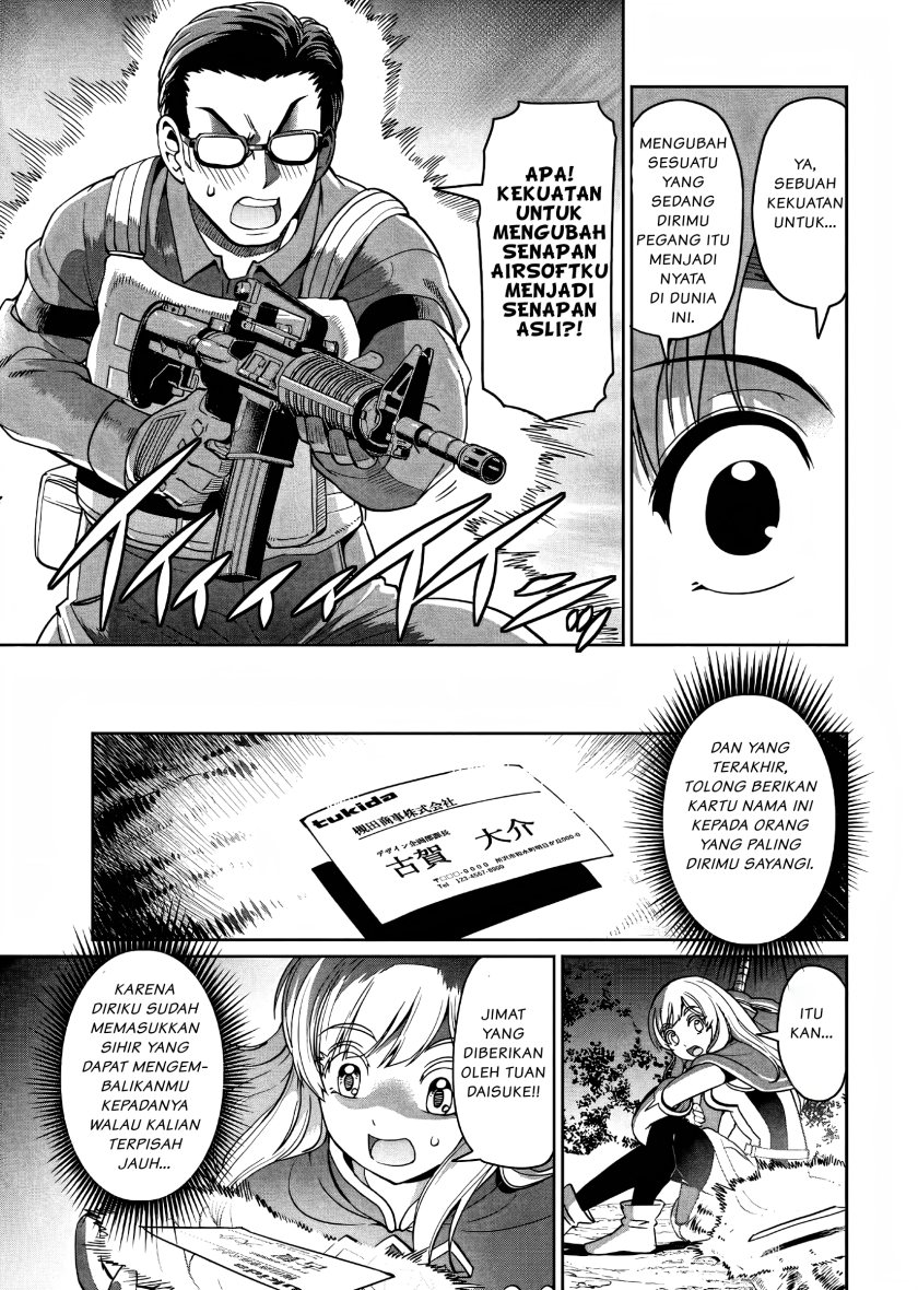 Isekai Shoukan Oji-san no Juumusou Life – Sabage Suki Salaryman wa Kaisha Owari ni Isekai e Chokki suru Chapter 02 Gambar 12