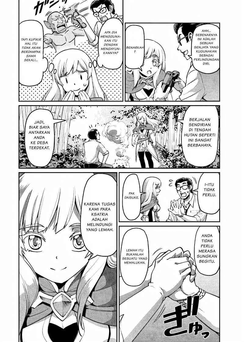 Isekai Shoukan Oji-san no Juumusou Life – Sabage Suki Salaryman wa Kaisha Owari ni Isekai e Chokki suru Chapter 01 Gambar 15