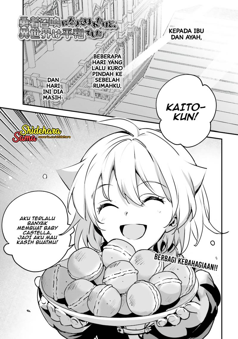 Baca Yuusha Shoukan ni Makikomareta kedo, Isekai wa Heiwa deshita Chapter 50 Gambar 2