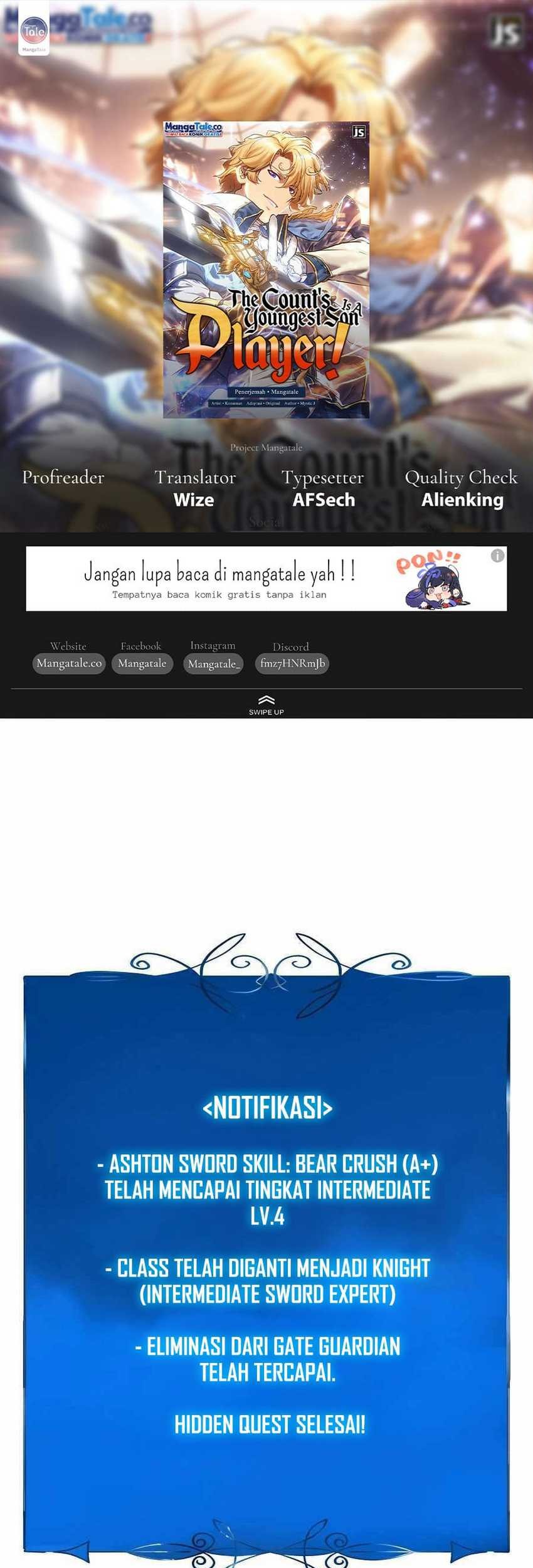 Baca Komik The Count’s Youngest Son Is A Player! Chapter 39 Gambar 1