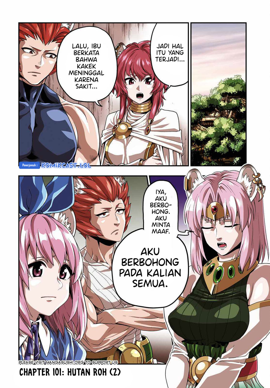 Konjiki no Moji Tsukai: Yuusha Yonin ni Makikomareta Unique Cheat Chapter 101 Gambar 3