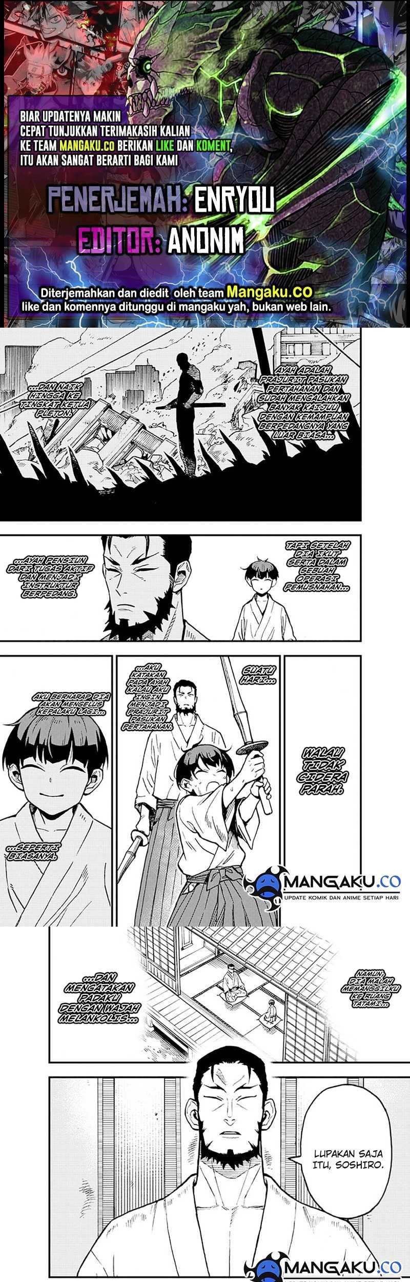 Baca Komik 8Kaijuu B-Side Chapter 03.2 Gambar 1