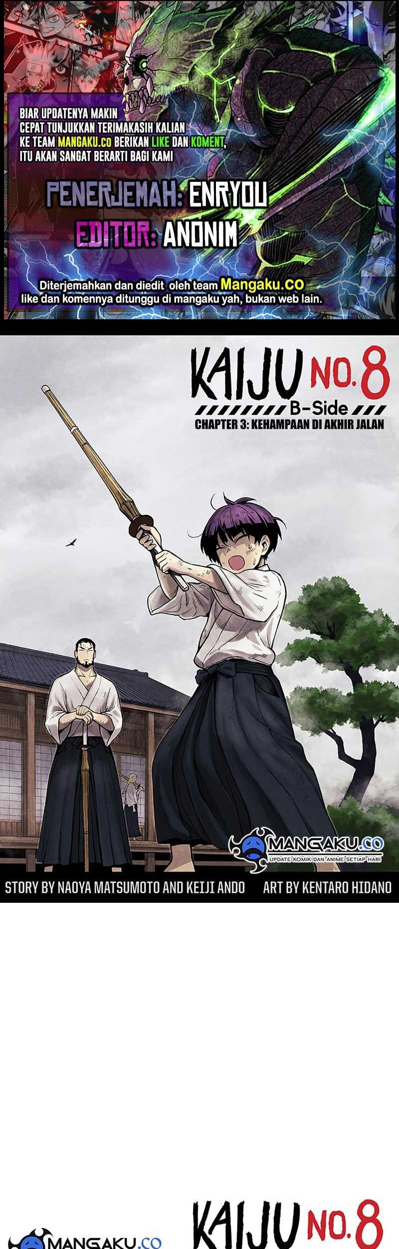 Baca Komik 8Kaijuu B-Side Chapter 03.1 Gambar 1