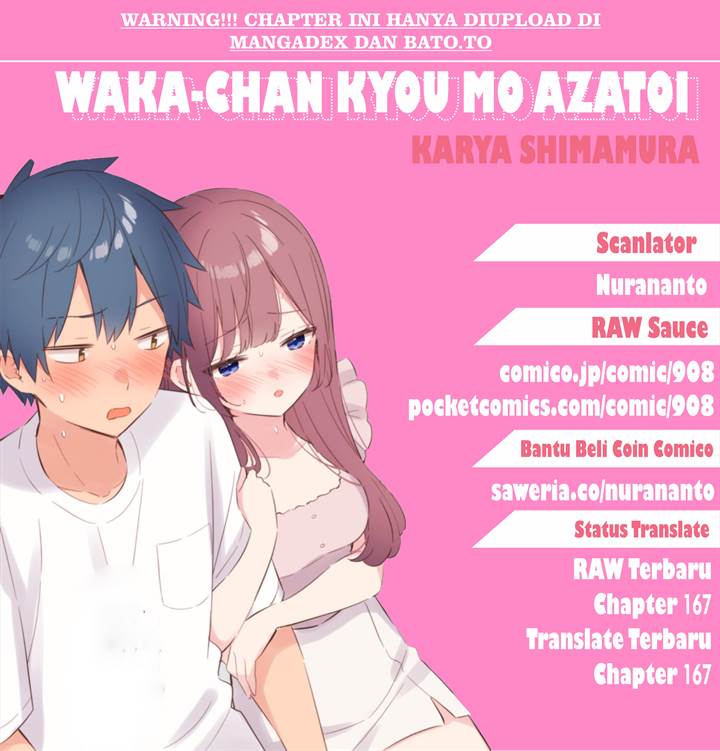 Baca Komik Waka-chan Is Flirty Again Chapter 167 Gambar 1