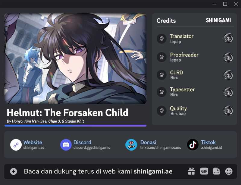 Baca Komik Helmut: The Forsaken Child Chapter 55 Gambar 1