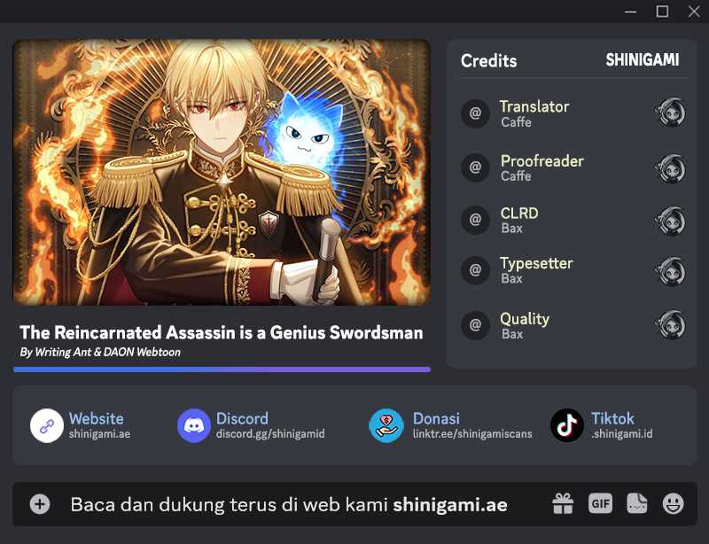 Baca Komik The Reincarnated Assassin is a Genius Swordsman Chapter 36 Gambar 1