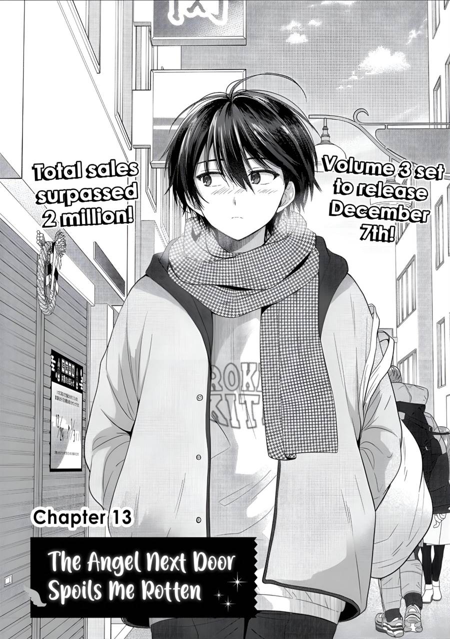 Baca Komik Otonari no Tenshi-sama ni Itsunomanika Dame Ningen ni Sareteita Ken Chapter 13.1 Gambar 1