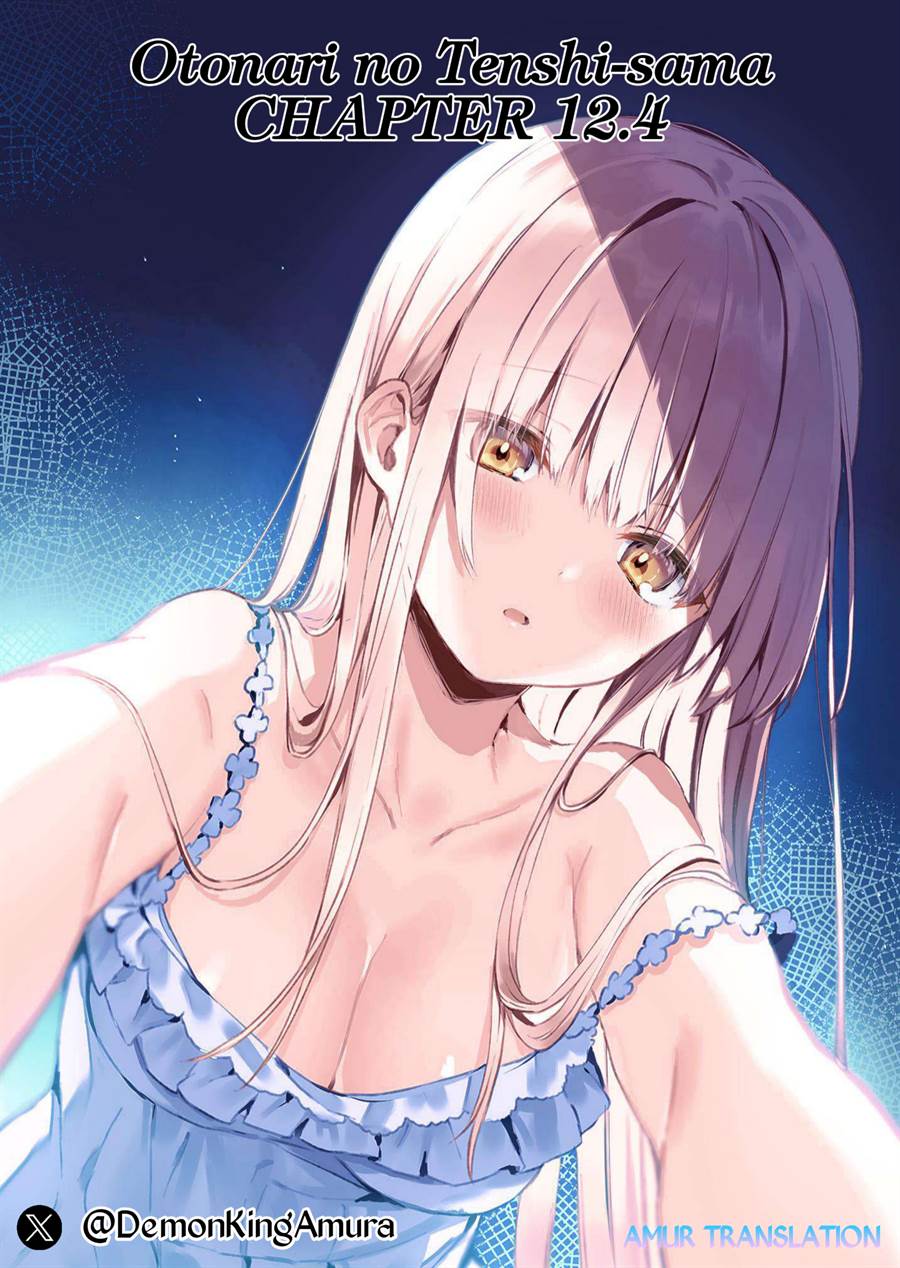 Baca Komik Otonari no Tenshi-sama ni Itsunomanika Dame Ningen ni Sareteita Ken Chapter 12.4 Gambar 1