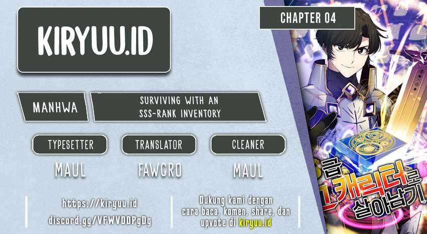Baca Komik Surviving with a SSS-Rank Inventory Chapter 04 Gambar 1