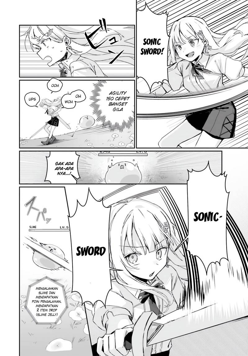 Astral Online – Maou no Noroi de Saikyou Bishoujo ni natta Ore, Saijaku Shoku da ga Cheat Skill de Chou Seichou shite Musou suru Chapter 02 Gambar 13