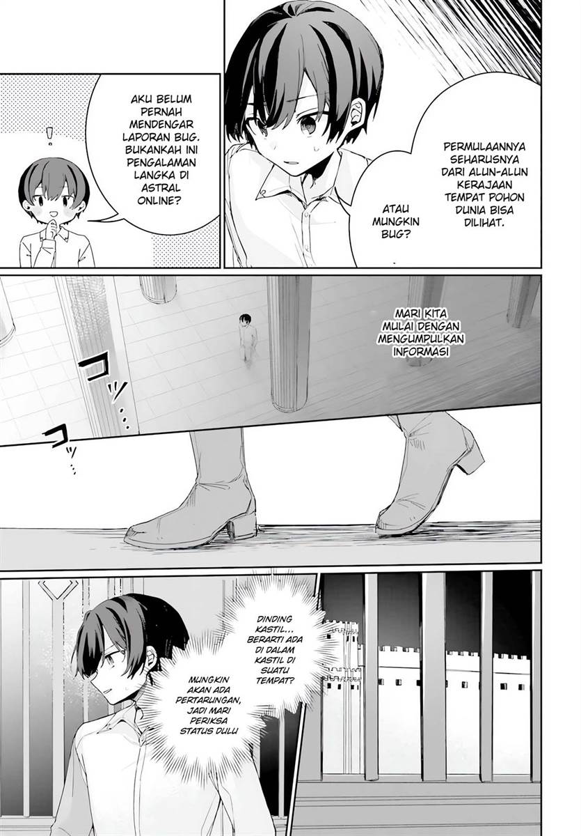 Astral Online – Maou no Noroi de Saikyou Bishoujo ni natta Ore, Saijaku Shoku da ga Cheat Skill de Chou Seichou shite Musou suru Chapter 01 Gambar 10