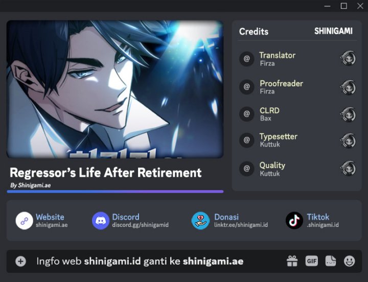 Baca Komik Regressor’s Life After Retirement Chapter 01 Gambar 1