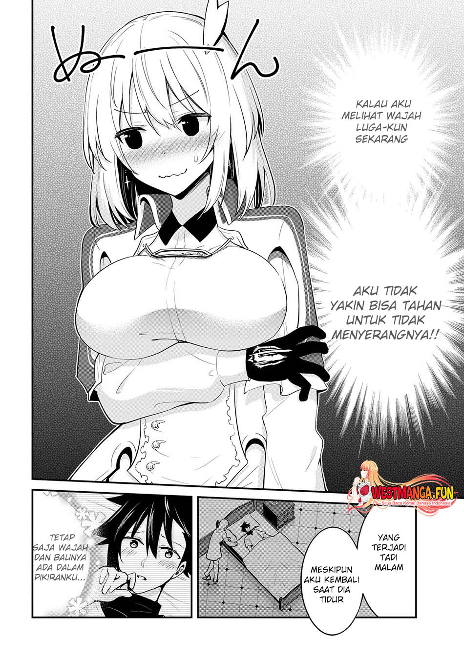 Seikishi ni Natta kedo Danchou no Oppai ga Sugosugite Kokoro ga Kiyomerarenai Chapter 26 Gambar 3