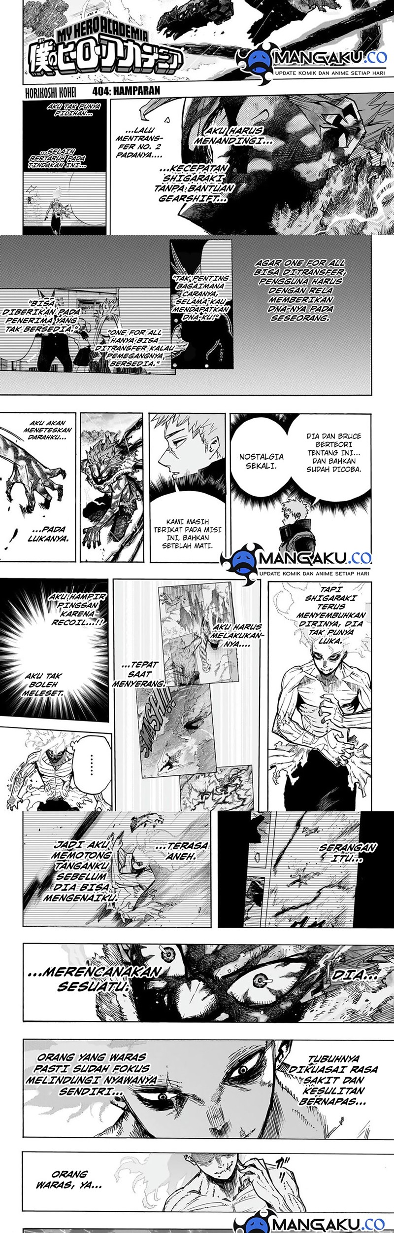 Baca  Boku no Hero Academia Chapter 414 Gambar 2
