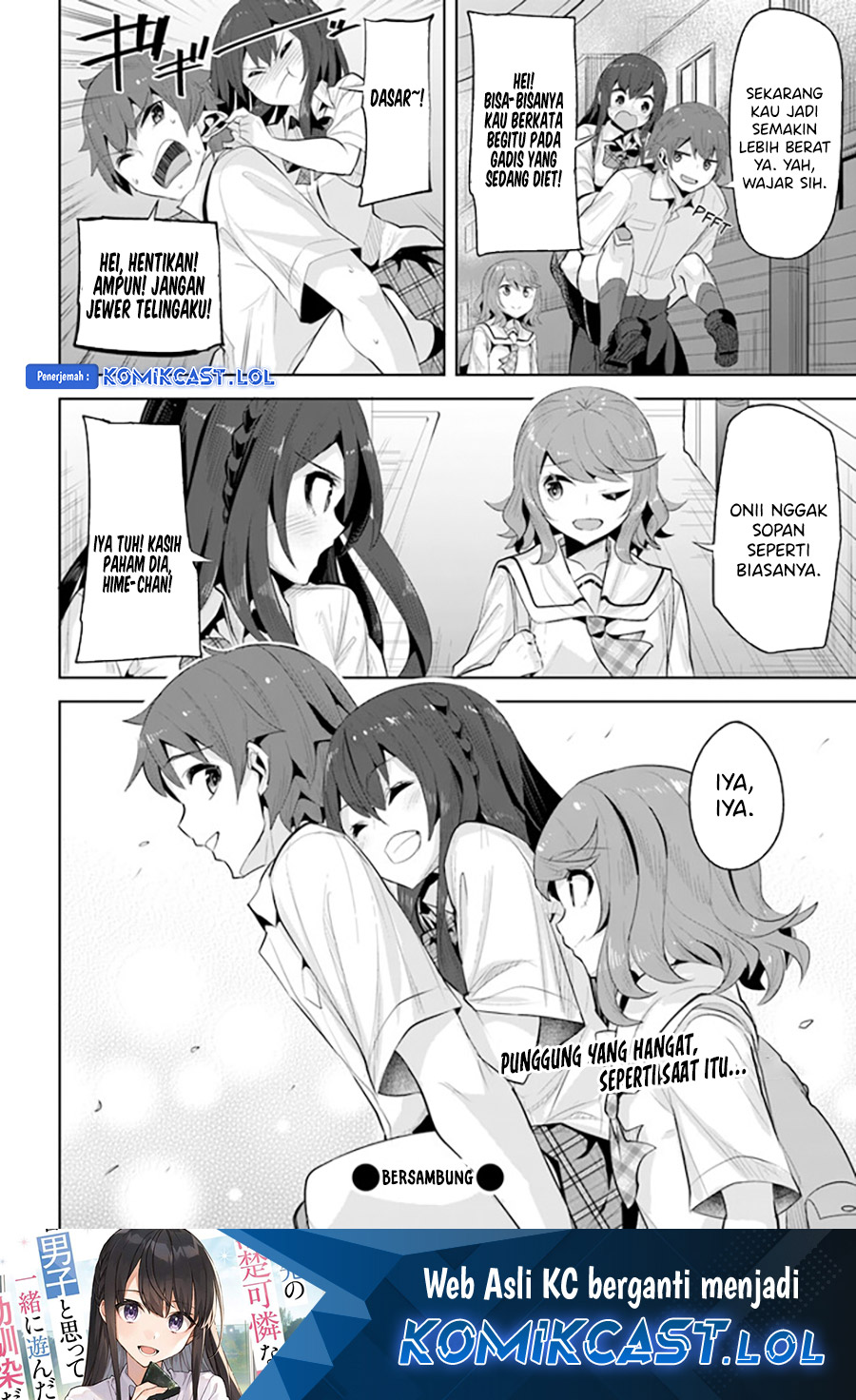 Tenkou-saki no Seiso Karen na Bishoujo ga, Mukashi Danshi to Omotte Issho ni Asonda Osananajimi datta Ken Chapter 15 Gambar 31