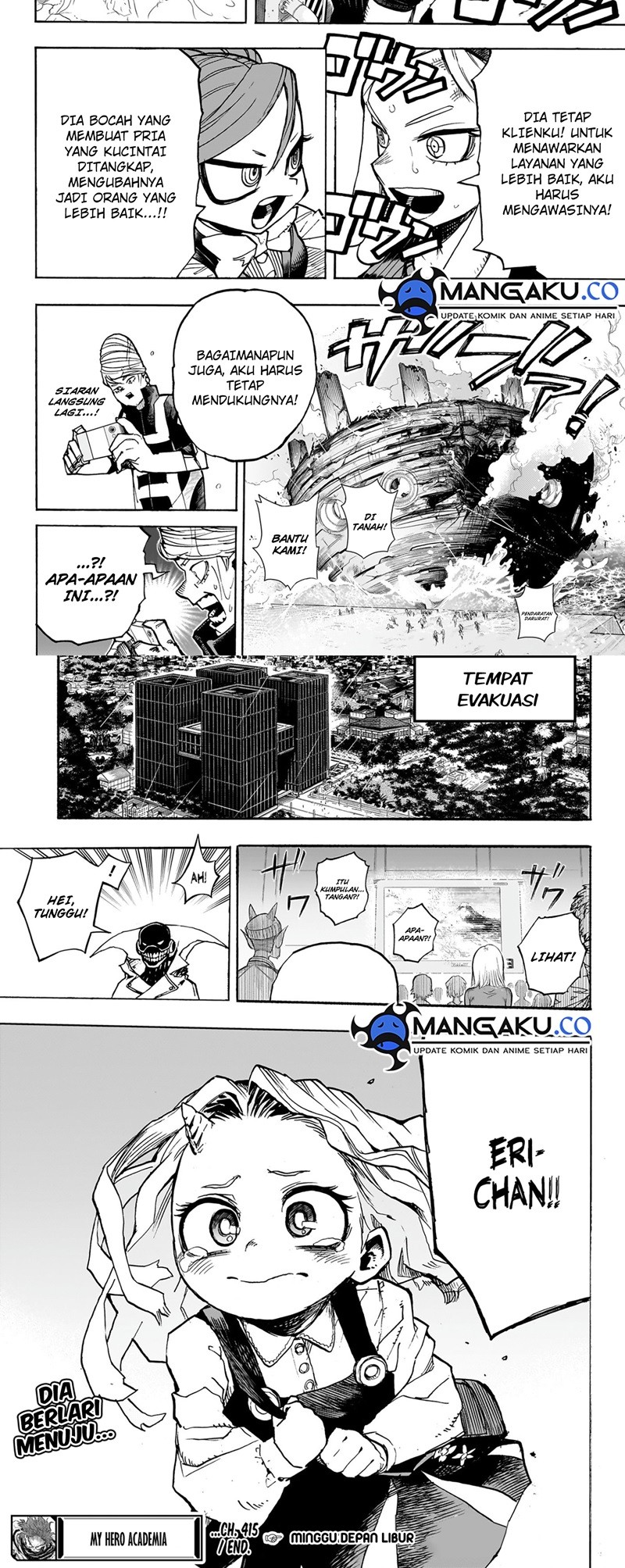 Boku no Hero Academia Chapter 415 Gambar 6