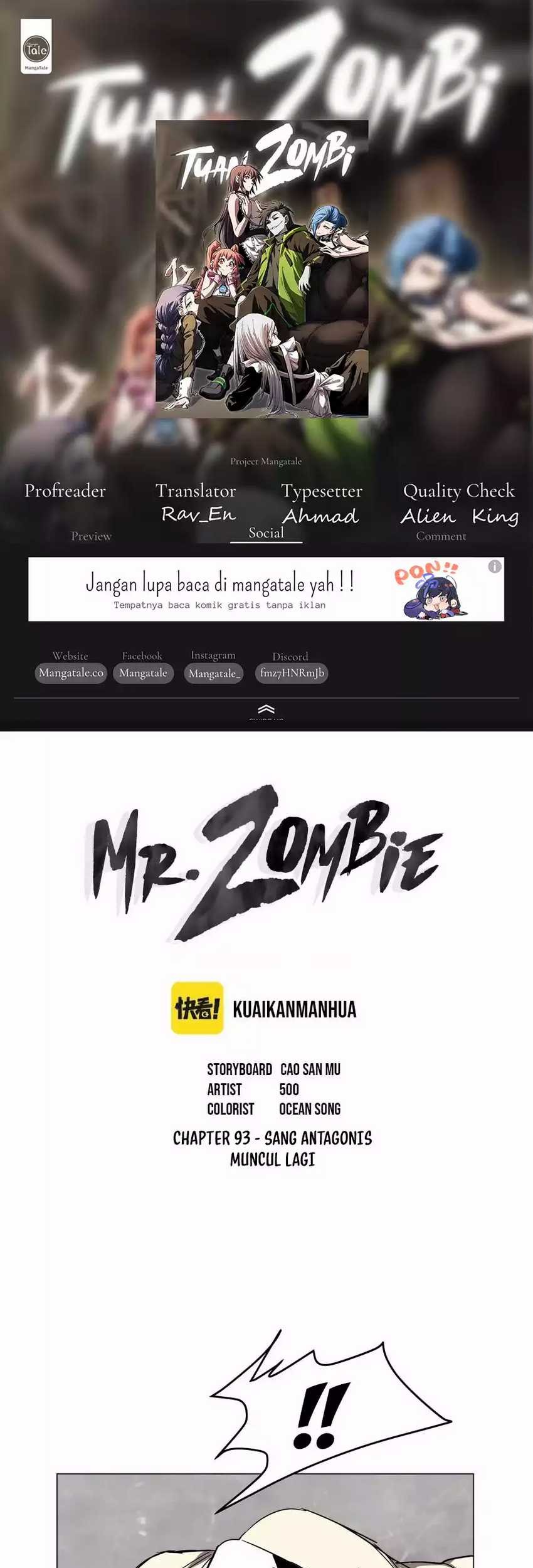 Baca Komik Mr. Zombie Chapter 93 Gambar 1