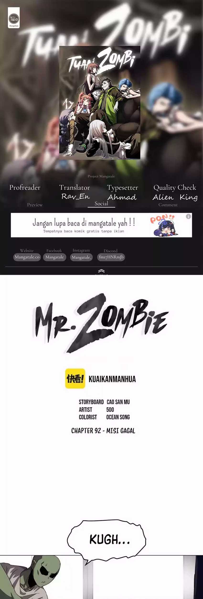 Baca Komik Mr. Zombie Chapter 92 Gambar 1