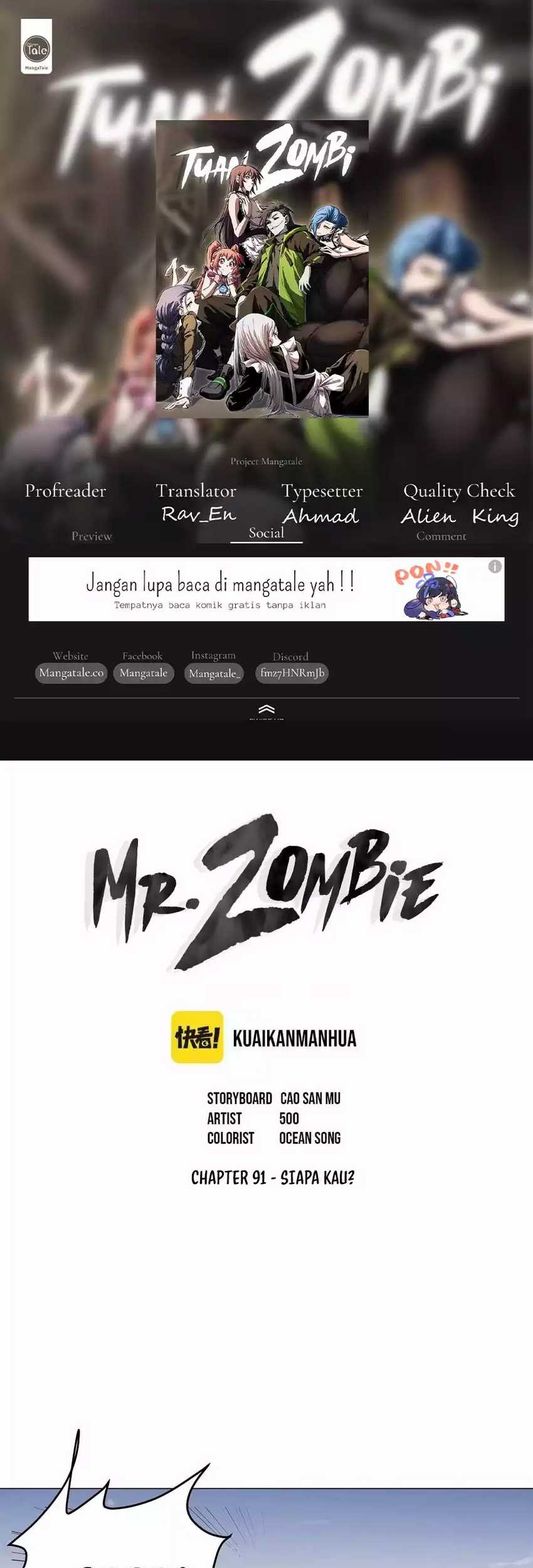 Baca Komik Mr. Zombie Chapter 91 Gambar 1