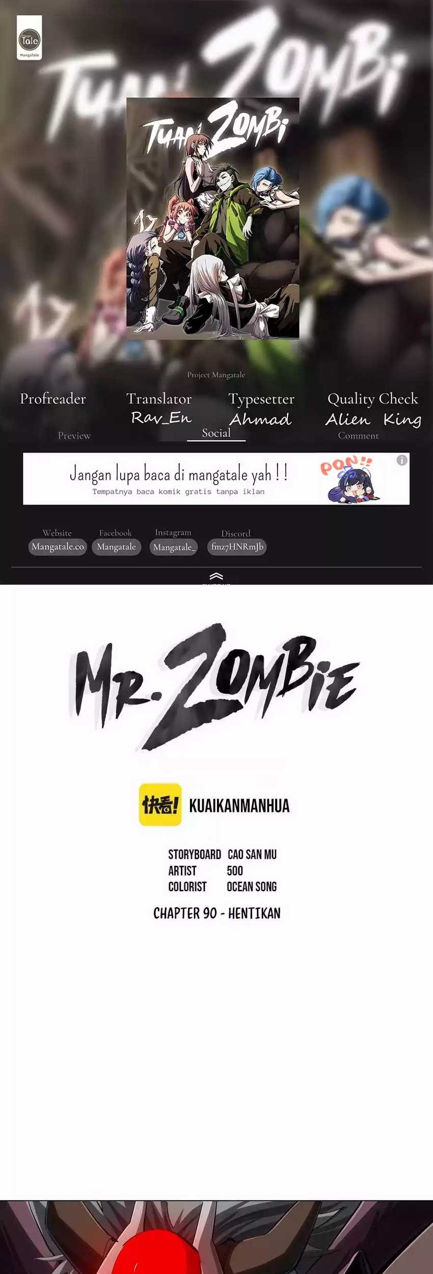 Baca Komik Mr. Zombie Chapter 90 Gambar 1